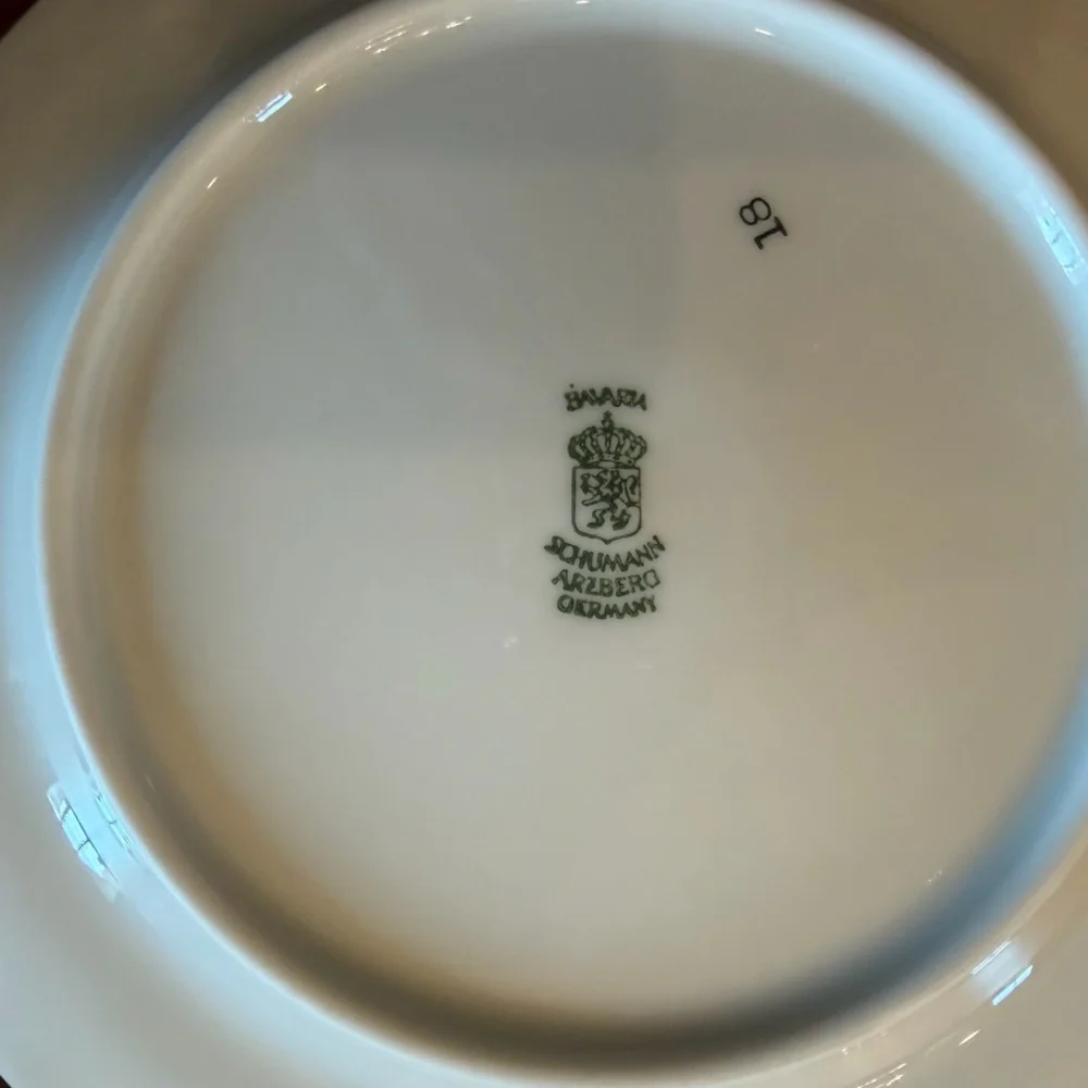 Schumann Arzberg Bavaria porcelain dessert plates